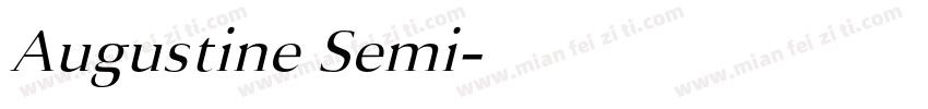 Augustine Semi字体转换